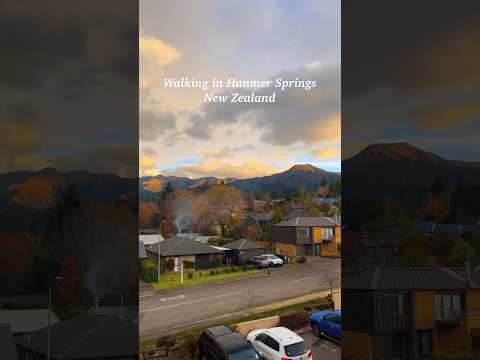 Hanmer Springs (Part 1): Walking around the Town Centre ⛰️🏠🌳🥖#newzealand #travel #placestovisit