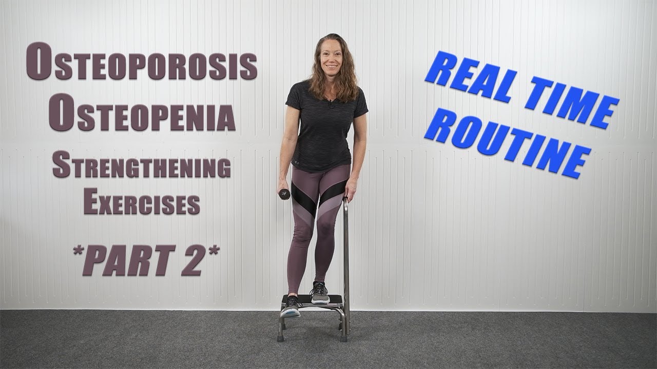 PART 2 | Full Length Exercise Video for Bone Density | Osteoporosis and ...