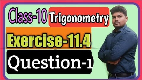 Q-1 Exercise-11.4 Trigonometry | Class-10 |(1+tanθ + secθ)(1+cotθ -cosecθ) | Sin²θ + Cos²θ