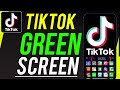 How to use green screen on tiktok using tiktok app