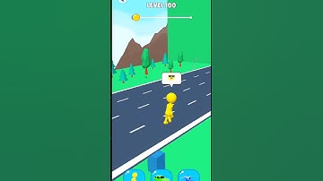 🤯🤯shape change transform race game level.100 | 100 level complete 😱#shorts