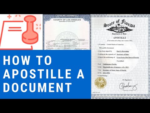 Video: How To Make An Apostille