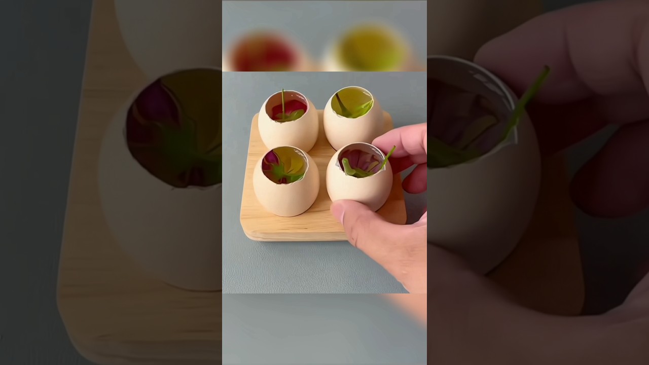 Превращаем яичную скорлупу в замороженное искусство!