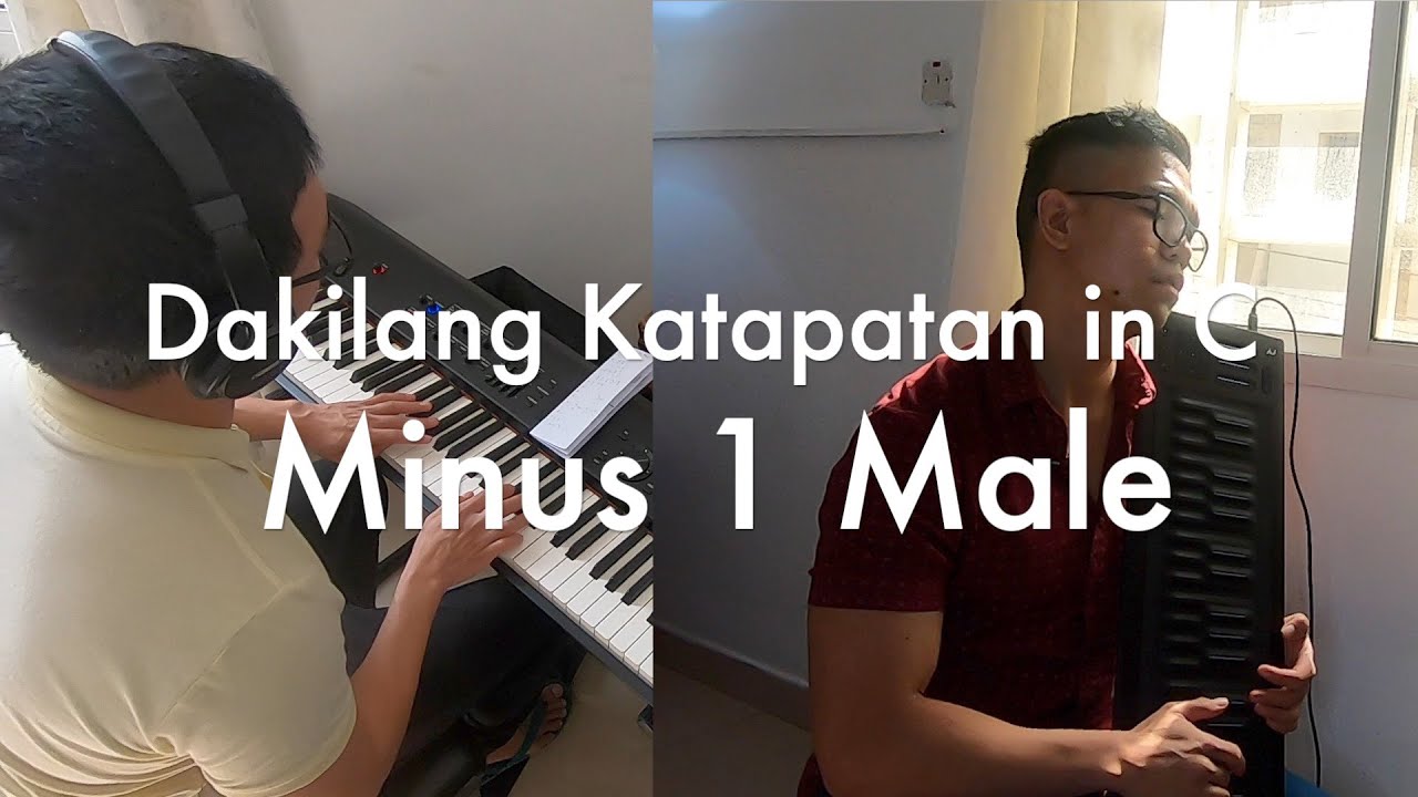 Dakilang Katapatan Minus 1 Male key of C  with Lyrics c Arnel De Pano Cover