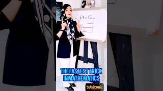 The fastest math trick:;  Solving math multiplication by drawing a rectangle #shorts #education