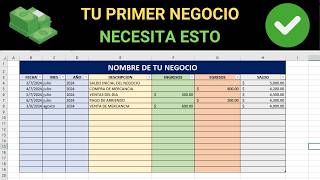La MEJOR Plantilla de EXCEL para ADMINISTRAR Tu PRIMER NEGOCIO