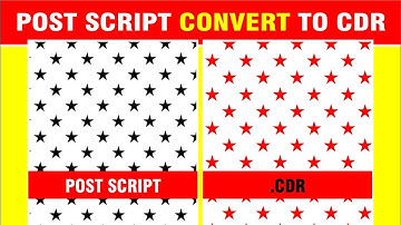 Convert PostScript Pattern to CDR || Very Easy || Must Watch