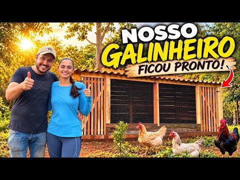 We Built Our Chicken Coop on the Farm! Repurposed Materials and Look at the Results