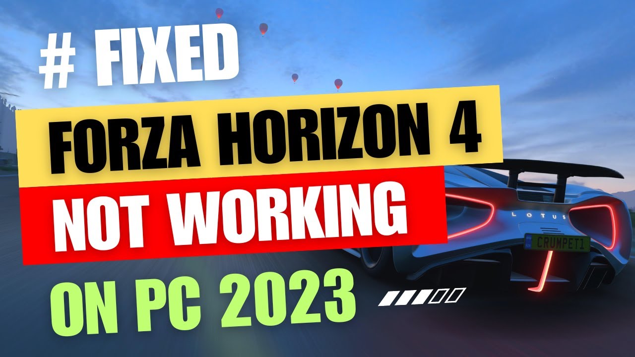 Forza Horizon 4 not working on windows 11 & 10 F4 Update FREE DOWNLOAD YouTube