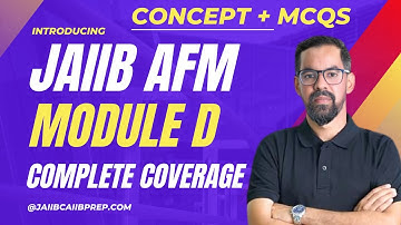 JAIIB AFM Marathon Session 2025 | AFM Module D | All Units in one video | JAIIB AFM Concept & MCQs