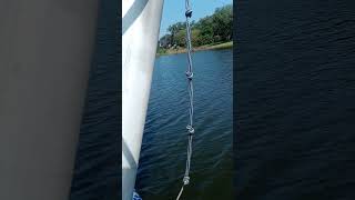 skimming planing outrigger windsurf low wind test thanks @markpalmquist