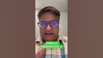 Example of domain separation