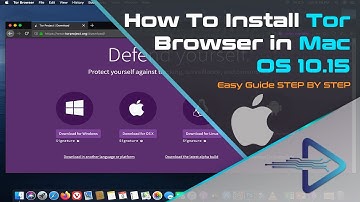 How to Install Tor Browser in MacOS X [macOS 10.15 Catalina]
