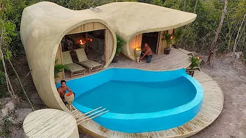 199Day How To Complete Modern Essential House With Tunnel Swimming Pools #survival