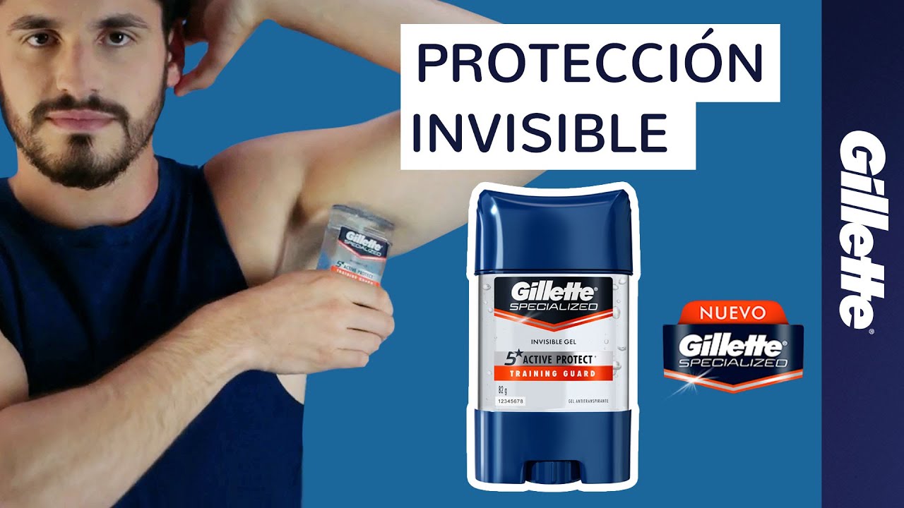 Gillette Antitranspirante Gel invisible Especializado Para Deportistas