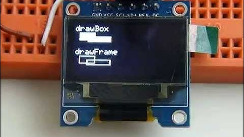 OLED Display with Arduino Due getting started