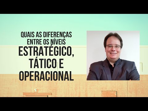 Vídeo: Qual é a diferença entre estratégico e operacional?
