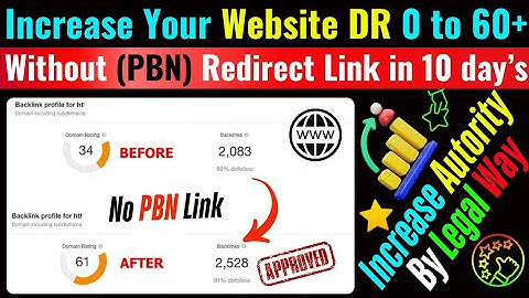 Increase Ahrefs Domain Rating 60+  in 2025 Just 10 Days By Copy Past Work _ No Redirect Links