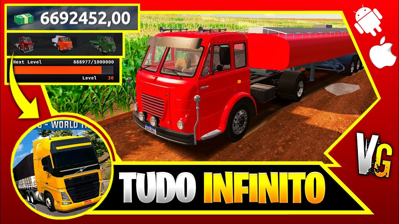 World Truck Driving Simulator 1.095 – Dinheiro Infinito Com Tudo