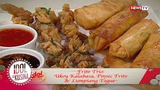 Idol sa Kusina recipe: Ukoy Kalabasa, Pinsec Frito and Lumpiang Togue