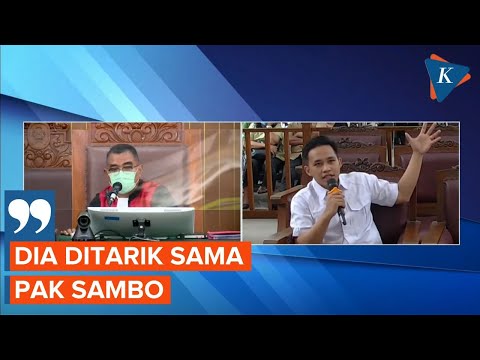 Richard Eliezer Ungkap Ferdy Sambo Tarik Brigadir J Sebelum Ditembak