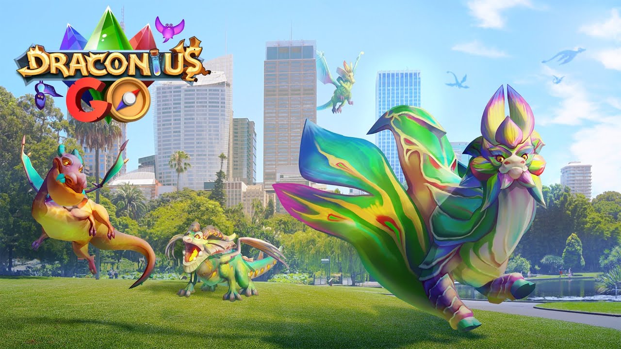 Draconius GO: Catch a Dragon! MOD APK cover