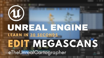 Edit Quixel Meshes in 30 Seconds | Unreal Engine 5 Beginner Tutorial