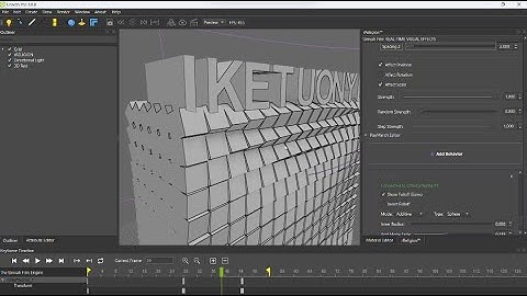Real-Time GPU Based Procedural Animation in Univah Pro - The World