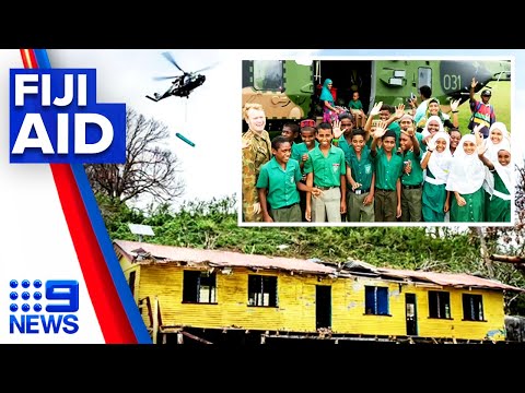 ADF soldiers deliver cyclone aid in Fiji | 9 News Australia thumbnail