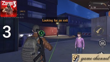 zombie city: survival android gameplay walkthrough | escape with daughter | l game channel