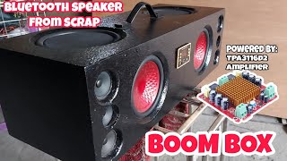 Bluetooth Speaker from Scrapped Materials | Boom Box Project