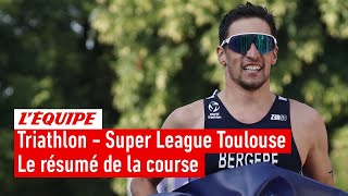 Triathlon 2023 - Léo Bergère assure le spectacle pour remporter la Super League de Toulouse