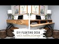 DIY Floating Desk/Shelf With HIDDEN Storage