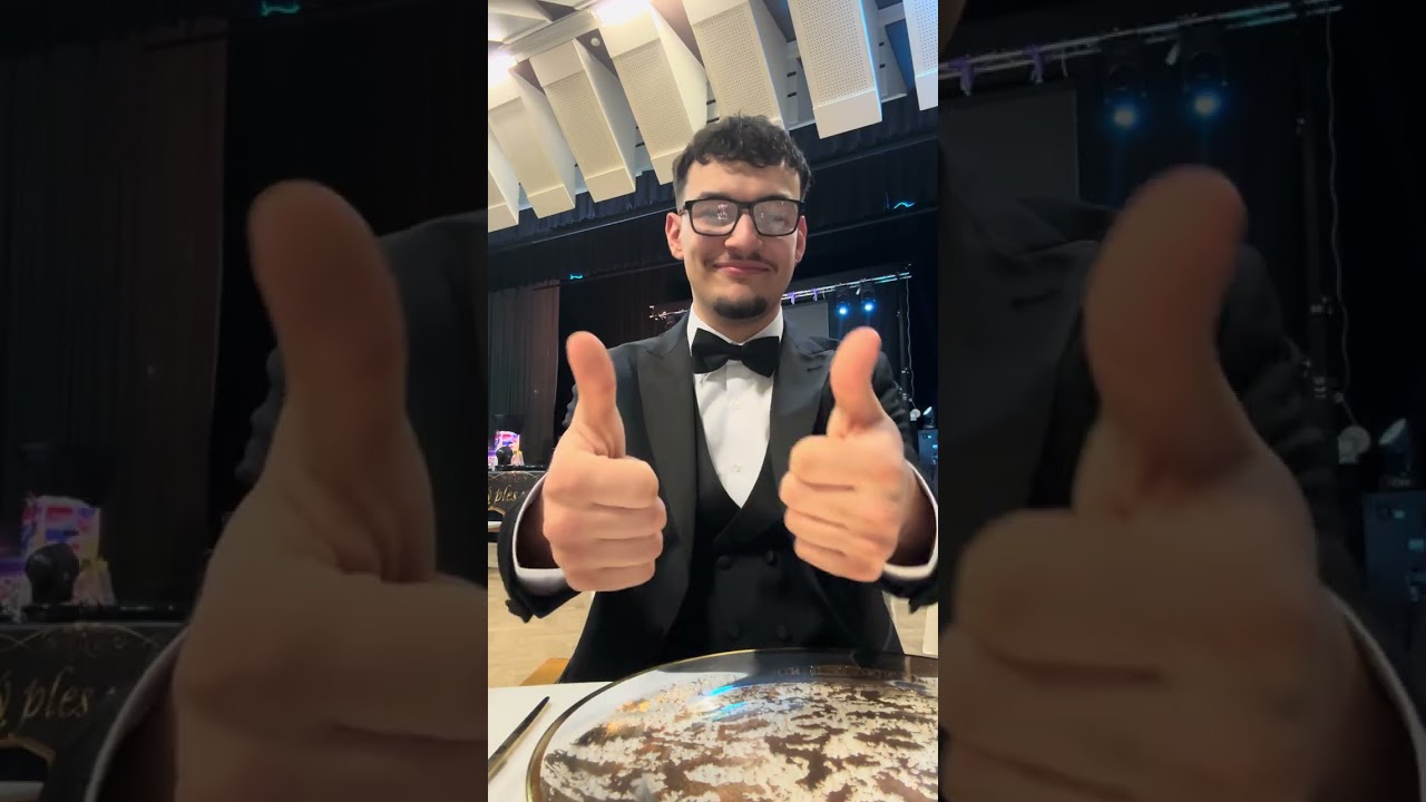 We’re finally at the Deaf ball gala in Slovakia!!! 🤩🤩🤩