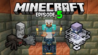 Battling my 1st Minecraft TRIAL CHAMBER! | Let's Play Minecraft Survival Ep.5