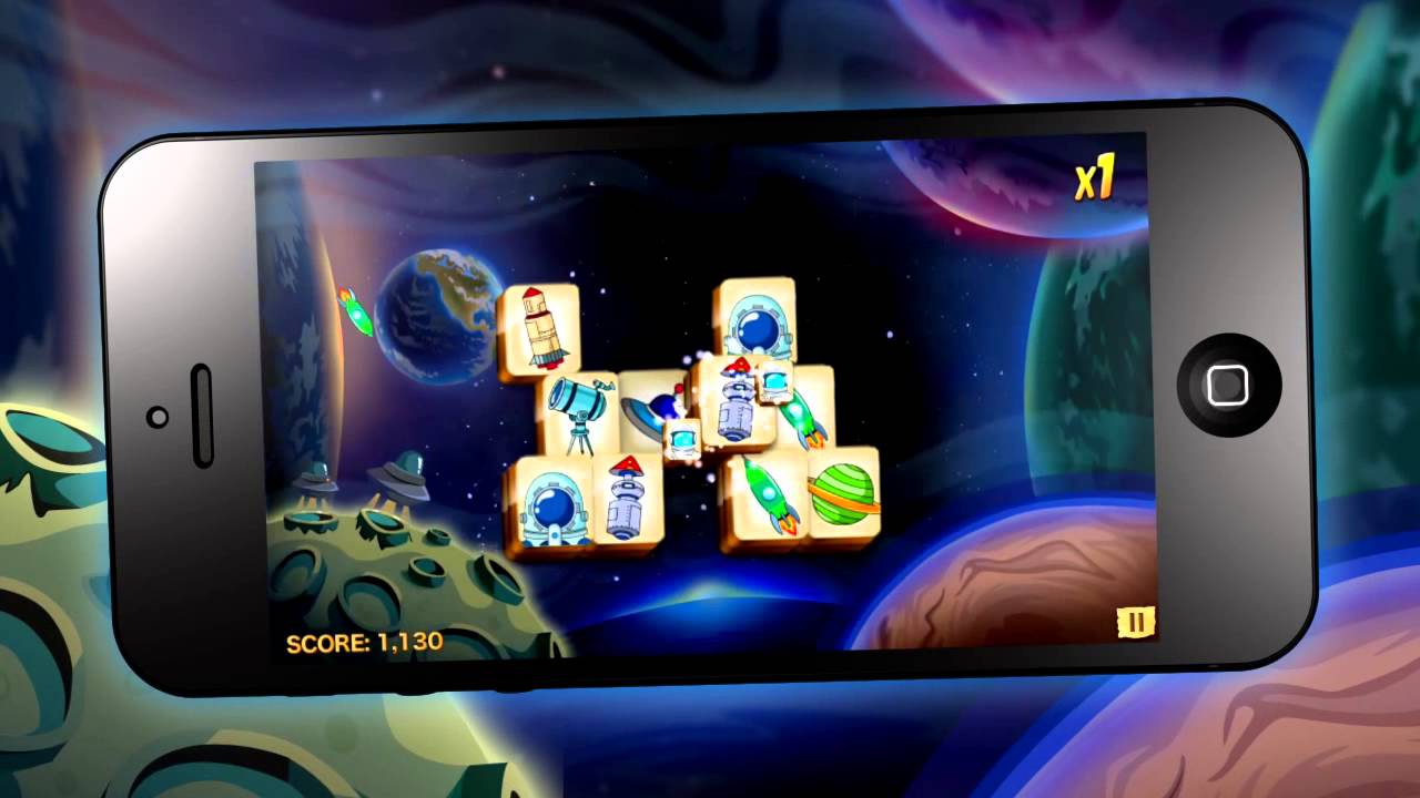 Mahjong Worlds NEW Space World | Mobile Game for iPhone by Zariba