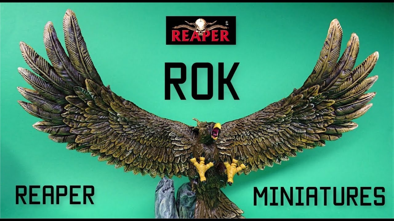 Reaper Miniatures, Rok, Build and Paint, DnD.