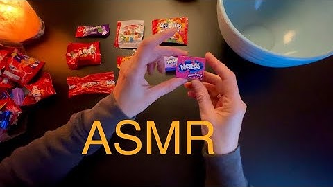 Counting and Sorting Halloween Candy with Chit Chat ~ ASMR