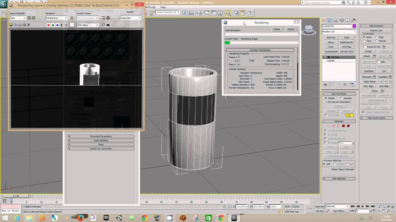 3Ds Max Einsteiger Tutorial Unwrap UVW - YouTube