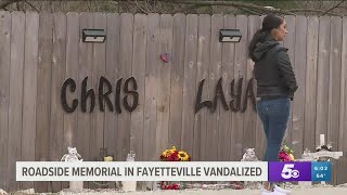 Vandals destroy Fayetteville memorial, family of victims looking for answers
