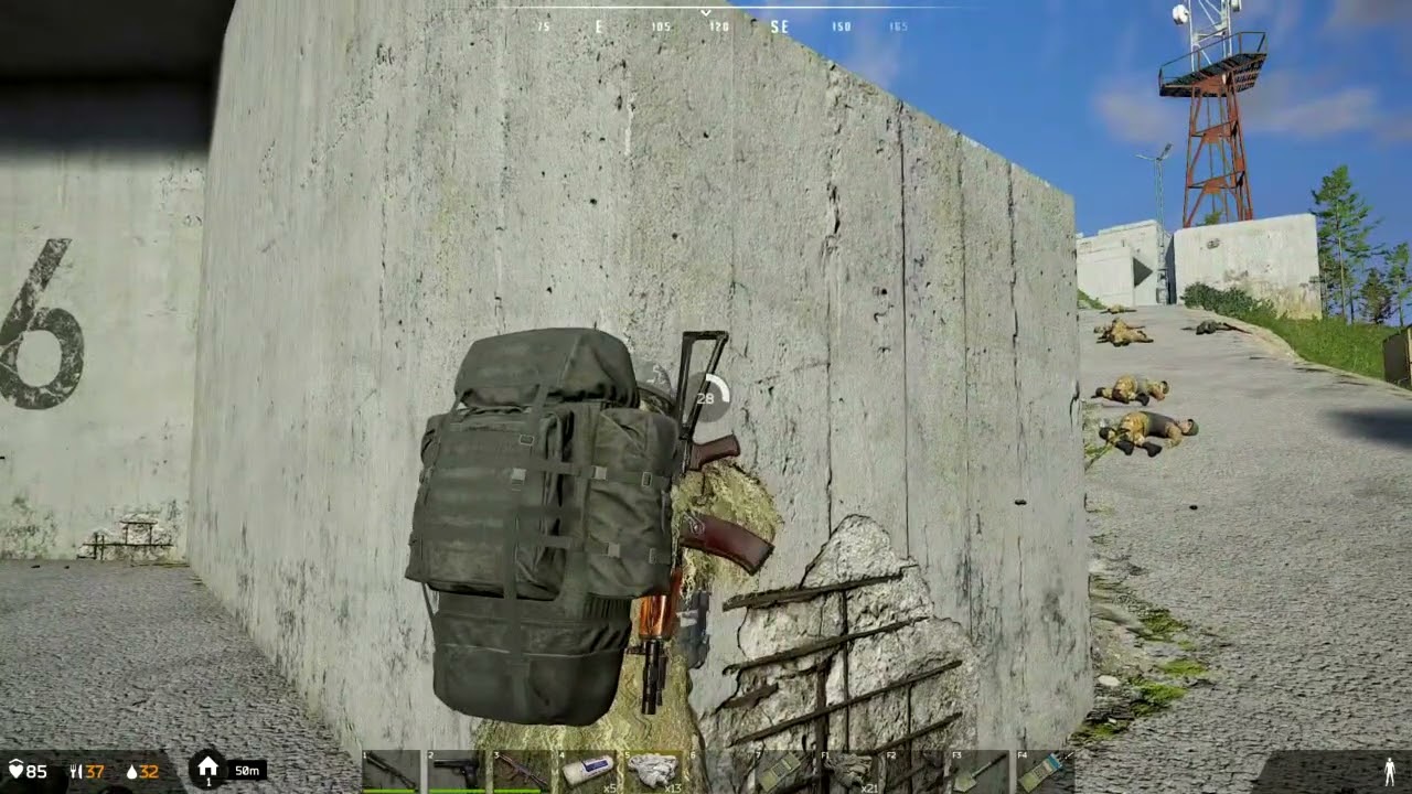 Deadside Northern Military Base Solo Epic Mission with basic weapons & gears.