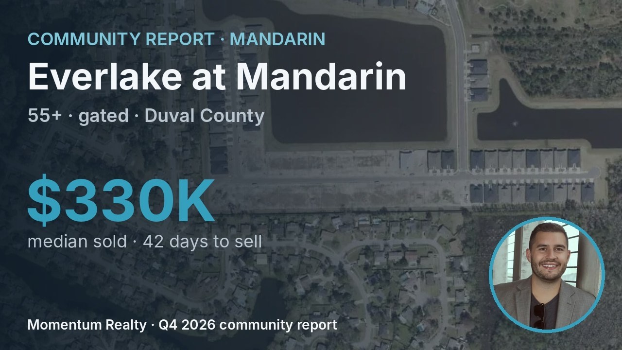 Everlake at Mandarin 55+ (Jacksonville, FL): Homes, Prices & What to Know (Q4 2026 update)