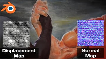 All you Need to Know about NORMAL MAP and DISPLACEMENT MAP in Blender