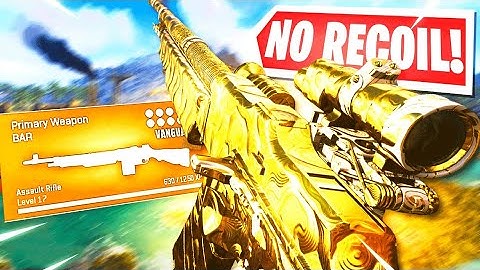 the *NEW* NO RECOIL BAR in WARZONE SEASON 1! 🤯 (Best BAR Class Setup)