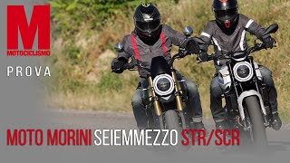Prova MOTO MORINI Seiemmezzo STR/SCR
Ecco le nuove Moto Morini Seiemmezzo STR e SCR, due modelli che condividono telaio, freni, sospensioni e il motore, un bicilindrico in linea da 649 cc con circa 60 CV. Simili nella sostanza ma con impronte differenti:
-La “Street” (STR) ha una posizione di guida leggermente sportiva, pneumatici stradali e cerchi in lega.
-La “Scrambler” (SCR) monta un manubrio largo e alto che le conferisce una posizione di guida quasi da enduro, cerchi a raggi e ruote semitassellate.
Le abbiamo messe alla prova nelle tortuose strade dell’Oltrepò, per raccontarvi in questo video come sono fatte, come vanno, pregi, difetti e naturalmente il prezzo!
#motomorini #seiemmezzo #motociclismo
Iscriviti al nostro canale per vedere tutti i video di Motociclismo e Motociclismo FUORIstrada: https://bit.ly/34DmphS
Seguici sui nostri social media:
FACEBOOK
Motociclismo: https://www.facebook.com/motociclismo.it
Motociclismo FUORIstrada: https://www.facebook.com/MotociclismoFuoristrada
INSTAGRAM
Motociclismo: https://www.instagram.com/motociclismoit/
Motociclismo FUORIstrada: https://www.instagram.com/motociclismo_fuoristrada/ Prova MOTO MORINI Seiemmezzo STR/SCR