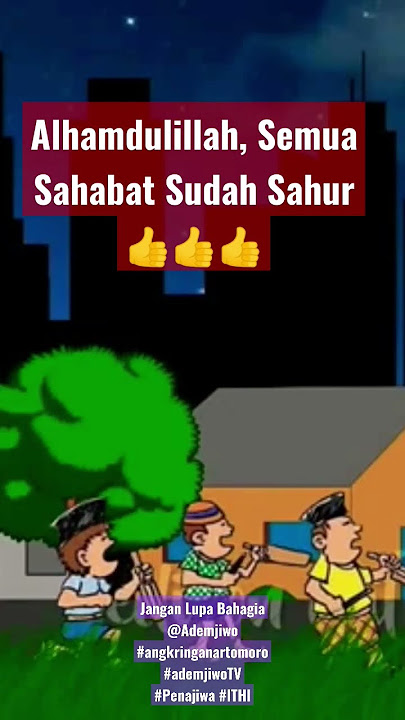 SAHUR.. SAHUR... MASEE......!! #viral #sahur #ramadhan #1444 #2023 #kiademjiwo #mbahjiwojoss #api