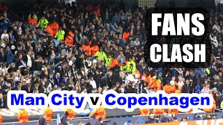 Man City and Copenhagen fans clash