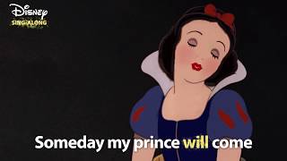 Video thumbnail of "Someday My Prince Will Come | Snow White Lyric Video | DISNEY SING-ALONGS"