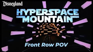 Hyperspace Mountain - Disneyland - Ride - Front Row POV - 2025 - 4K