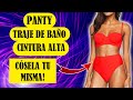 COMO COSER PASO A PASO PANTY DE TRAJE DE BAÑO CINTURA ALTA!! Parte (2/2) - MariG